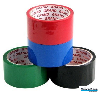 Taśma pakowa 48x50 czerwony GRAND 130-1243